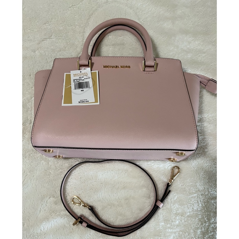 Selma blossom md satchel leather